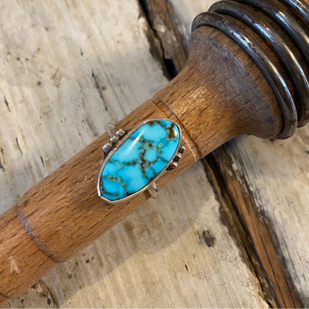 Kingman Turquoise Ring Size 7